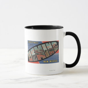 Tasse Deming, Nouveau Mexique - grandes scènes de lettr
