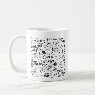 TASSE D'ÉNERGIE POSITIVE AFFIRMATIONS