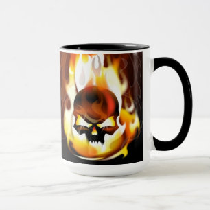 Tasse d'enfer de crâne