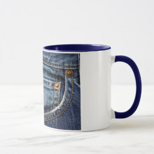 Tasse Denim - poche de blue-jean