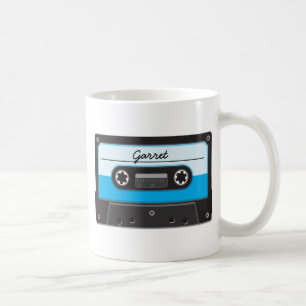 Tasse d'enregistreur à cassettes rétro
