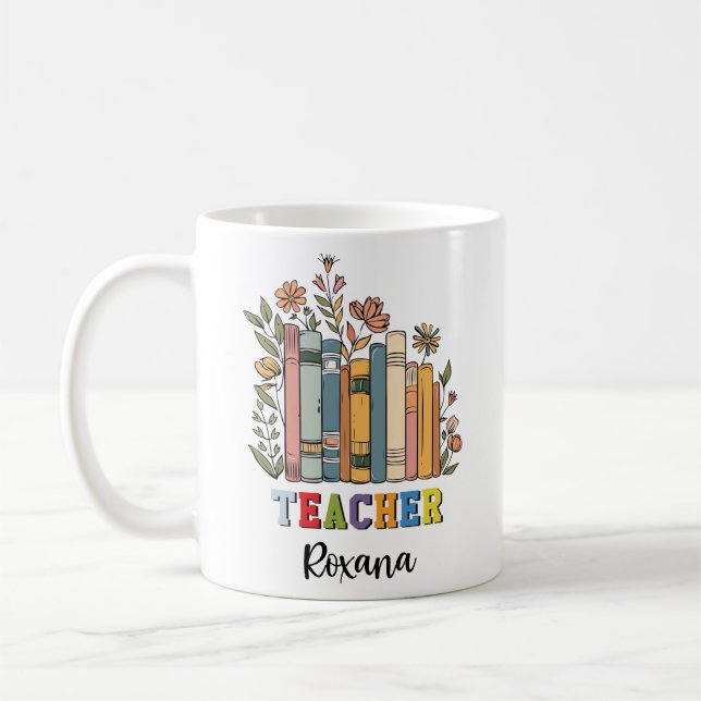 tasse d'enseignant personnalisée, tasse d'enseigna (Gauche)
