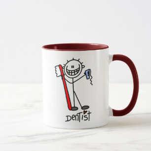 Tasse Dentiste de la figure Stick