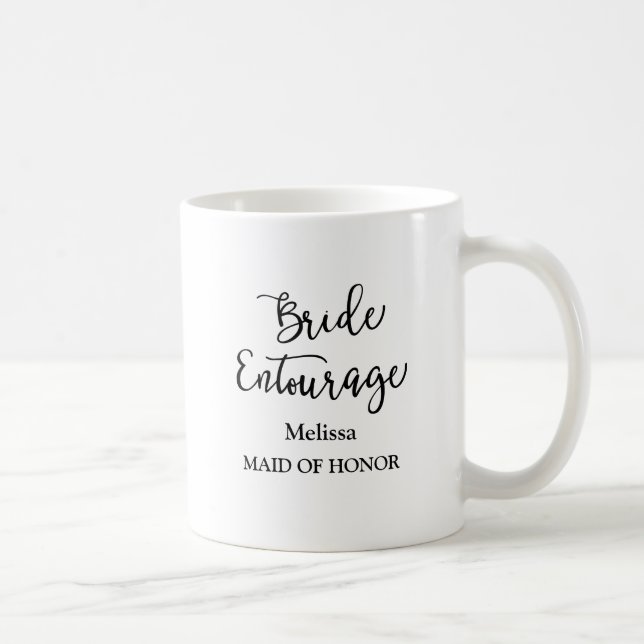 Tasse d'entourage de jeune mariée (Droite)