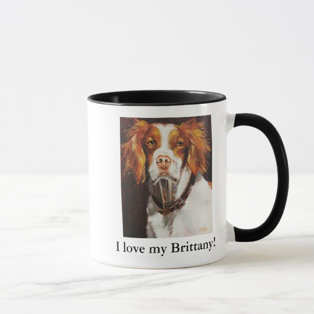 Tasse d'épagneul de Bretagne (Droite)