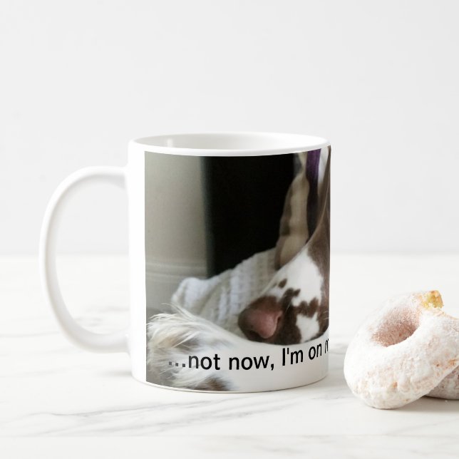 Tasse d'épagneul de springer anglais (Avec donut)