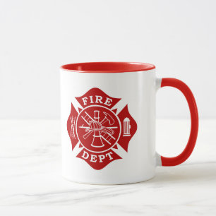 Tasse Département du feu/tasse croix maltaise de