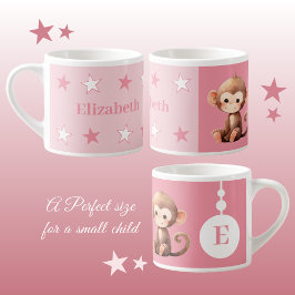Tasse der Affen von Kindern personalisierter Name 