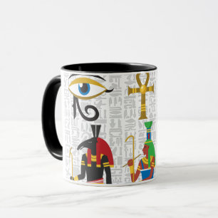 Tasse der ägyptischen Symbole