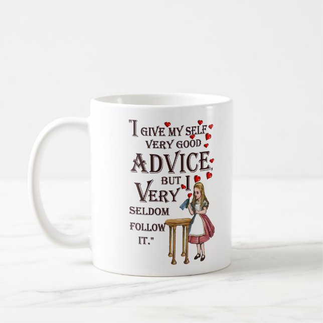 Tasse der Alice im Wunderland (Links)