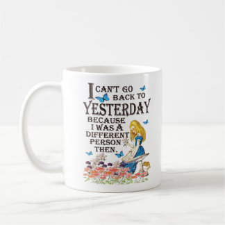 Tasse der Alice im Wunderland - 2 Zitate