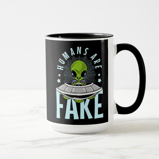 Tasse der Alien im Weltraum (Rechts)