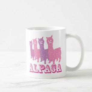 Tasse der Alpaka-Silhouette-4 P