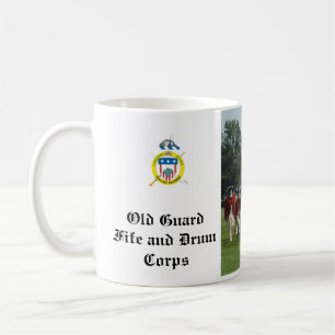 Tasse der alten Garde Fife und des Trommelkorps