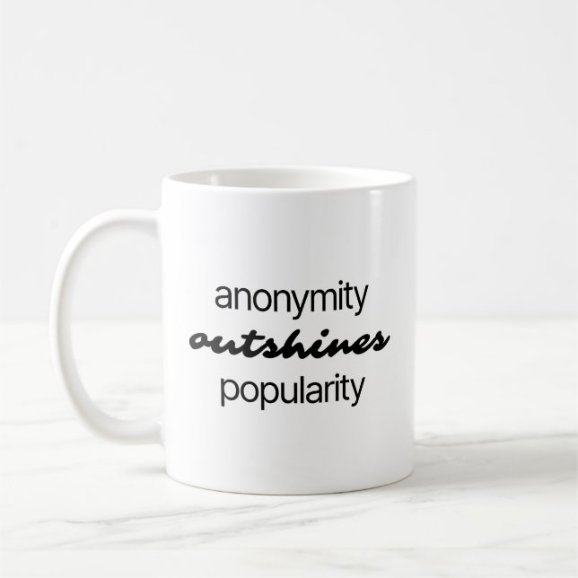 Tasse der Anonymität (Links)