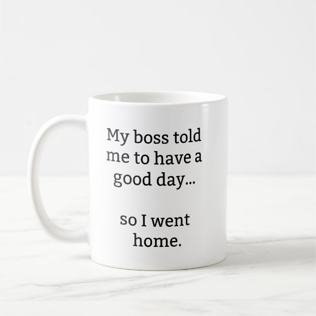 Tasse der Arbeit bei der Arbeit - Ruder-Tasse (Links)