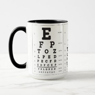 Tasse der Augendiagramme