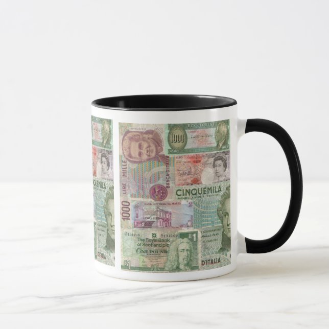Tasse der ausländischen Währung (Rechts)
