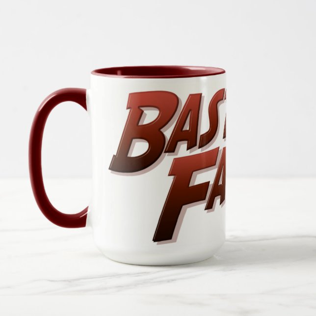 Tasse der Bastard Factory-Logos - Rot (Links)