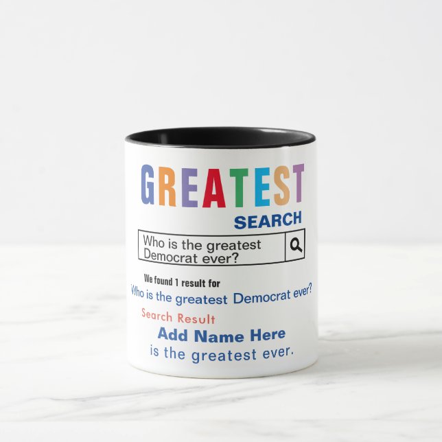 Tasse der besten Demokraten (Zentrum)