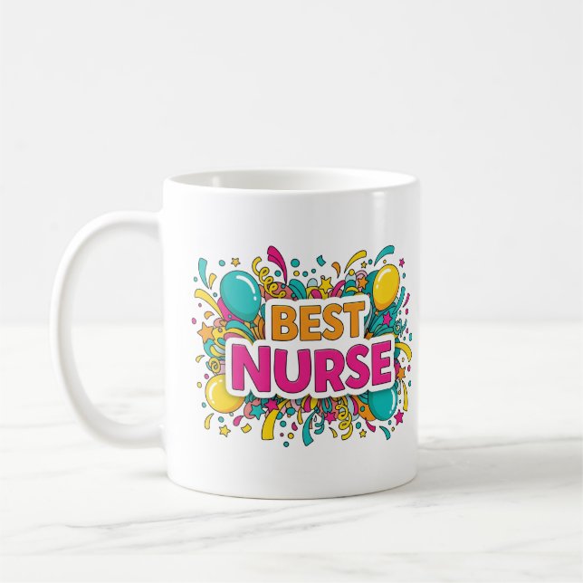 Tasse der besten Krankenschwester (Links)