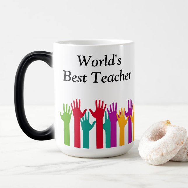 Tasse der besten Lehrer (Mit Donut)