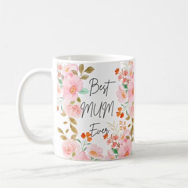 Tasse der besten Mutter aller Zeiten | Eleganter K (Links)