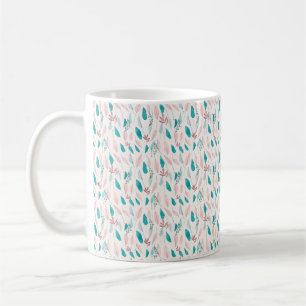 Tasse der Bio Blätter im Jahr