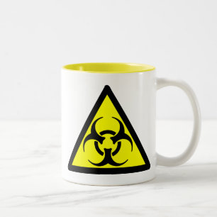 Tasse der Biogefährdung