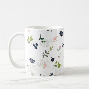 Tasse der blauen Blume