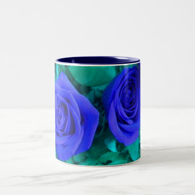 Tasse der blauen Rose (Mittel)