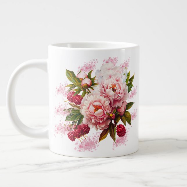 Tasse der Blumen - Perfektes Muttertagsgeschenk (Links)