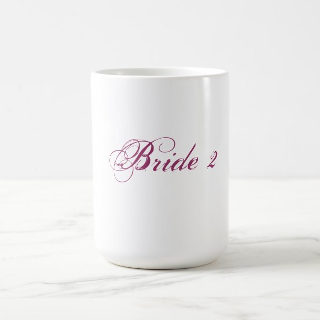 Tasse der Braut 2 für die lesbische Braut (Mittel)