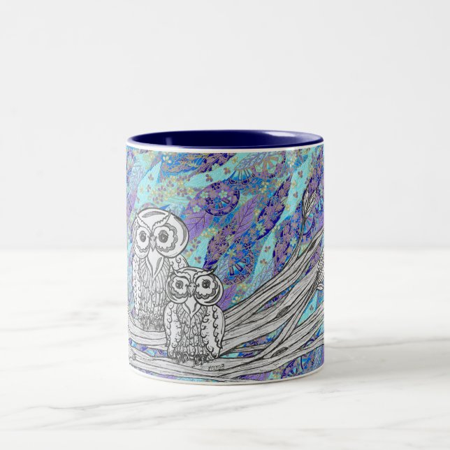 Tasse der chinesisches Papier-Eulen-2 (Mittel)