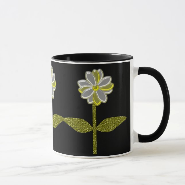 Tasse der Daisy-Blume (Rechts)