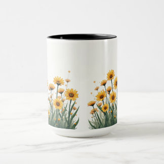 Tasse der daisy-Blume