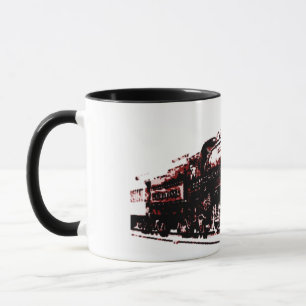 Tasse der Dampflokomotive