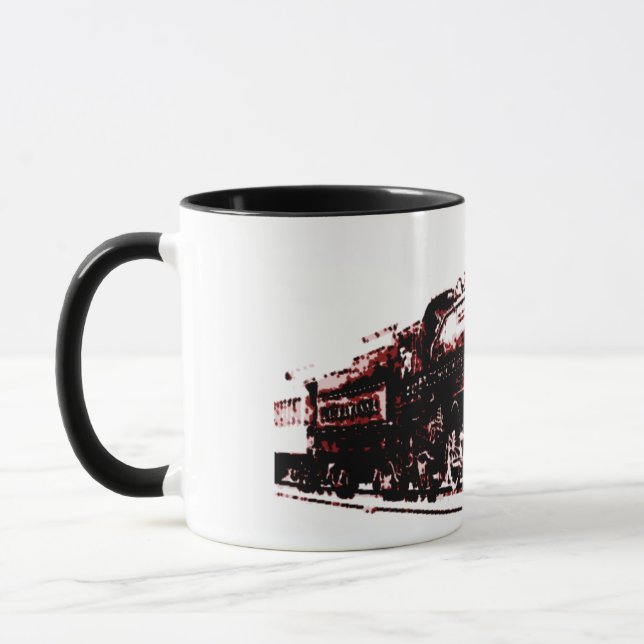 Tasse der Dampflokomotive (Links)