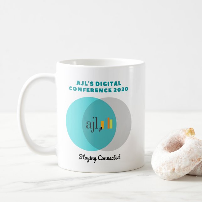 Tasse der Digitalen Konferenz 2020 der AJL (Mit Donut)