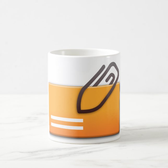 Tasse der E-Mail-Attachment-Karte (Mittel)