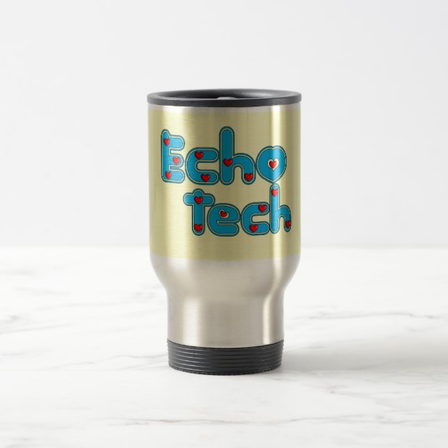 Tasse der Echotech-Geschenk-(Herzecho-Techniker) (Mittel)