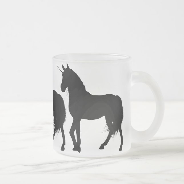 Tasse der Einhorn-Silhouette (Rechts)