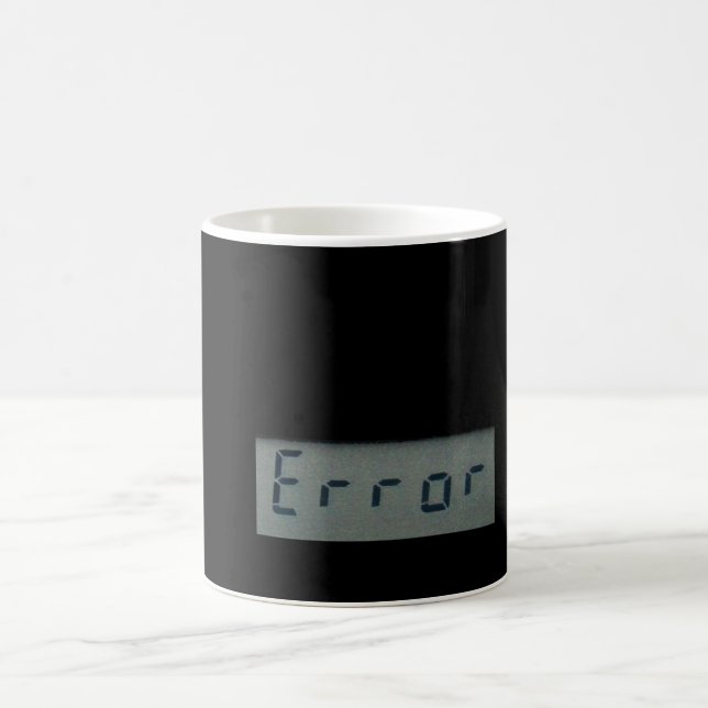 Tasse der elektronischen Fehlermeldung, Stein (Mittel)