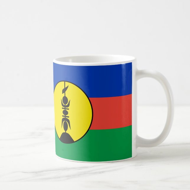 Tasse der Fahne Neukaledoniens (Rechts)