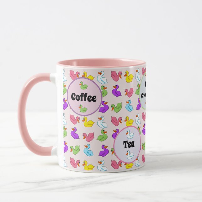 Tasse der farbenfrohen Enten (Links)