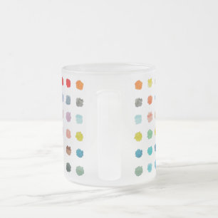 Tasse der farbigen Punkte - Pastellpunkte