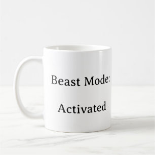 Tasse der Fitness - Aktivierung der Gymnastik im B