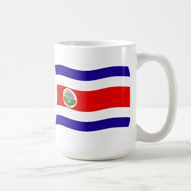 Tasse der Flagge Costa Ricas (Rechts)