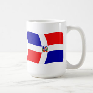 Tasse der Flagge der Dominikanischen Republik