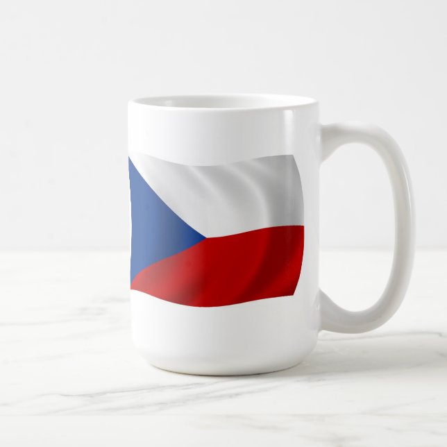 Tasse der Flagge der Tschechischen Republik (Rechts)